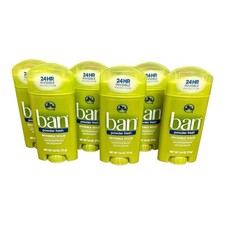 Ban Powder Fresh 24-hour Invisible Antiperspirant, 2.6z Solid Deodorant Lot Of 6
