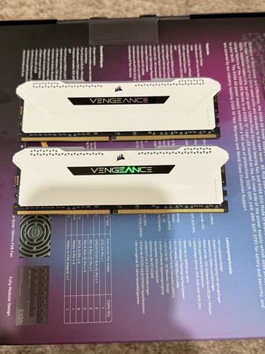 CORSAIR - VENGEANCE RGB PRO SL 32GB (2x16GB) DDR4 3600MHz C18 UDIMM White