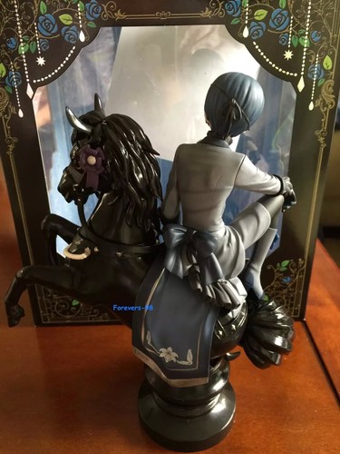 Anime Black Butler Sebastian Ciel Phantomhive Horse Chess Model Figure Toy Gifts - Picture 6 of 20