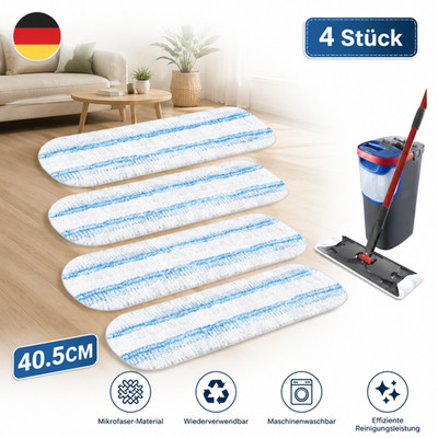 Mopp-Ersatzkopf Mikrofaser Saugfähig Ersatzbezug Kompatibel O-Cedar H2PrO