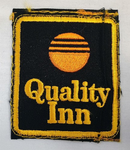 Vintage Quality Inn Embroidered Patch Uniform Work Shirt