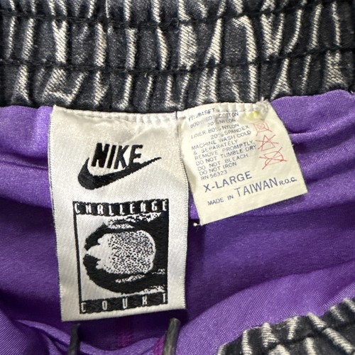 Pantalones Cortos De Colección Nike Challenge Court Lavado Ácido Púrpura Air Tech 1991 Agassi Tenis XL - Imagen 5 de 24