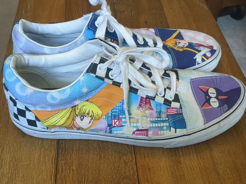 Sailor Moon x VANS OLD SKOOL PATCHWORK Pretty Guardian Size Men 11.5 - Picture 4 of 8