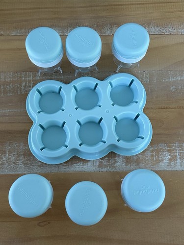 NutriBullet Baby Food Blender Blue & White Extra Containers Appears NEW NO BOX - Picture 15 of 21