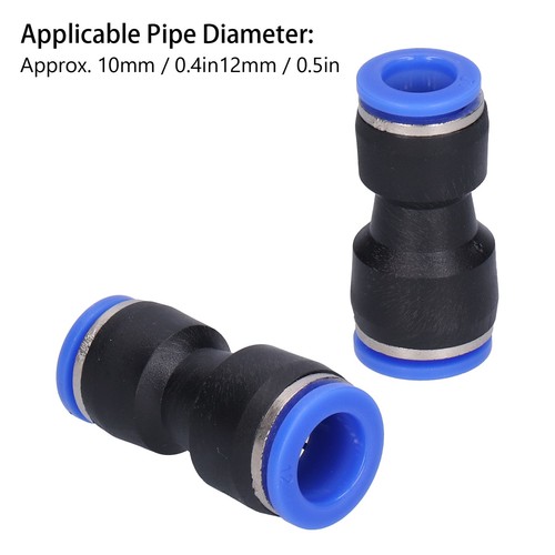 50Pcs Pneumatic Reducing Connector Straight Push In Reducer Fittings For PG1 GFL - Picture 12 of 12