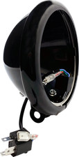 Custom Dynamics Headlight Bucket with Wire Adapter 5 3/4" Black CD-18ST-BUCKET
