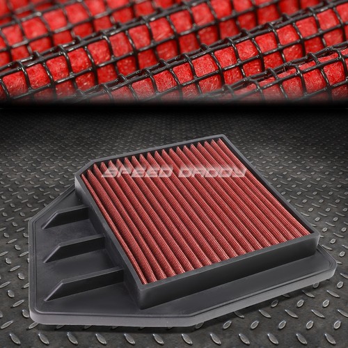 PARA ACCORD/CROSSTOUR 2.4L ROJO REUTILIZABLE/LAVABLE PANEL DE FILTRO DE AIRE - Imagen 1 de 6
