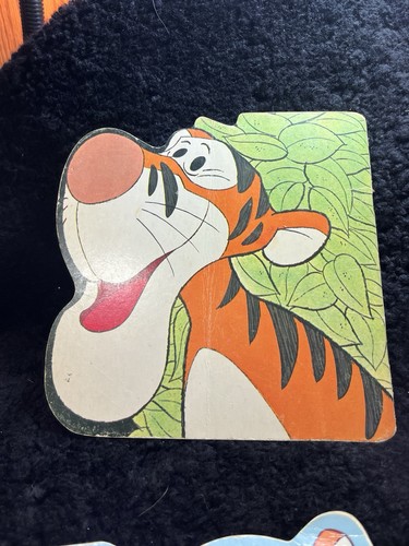 Vintage Set 2 Walt Disney Winnie Pooh Kinder goldene Form Buch Tigger seine Freunde - Bild 4 von 7