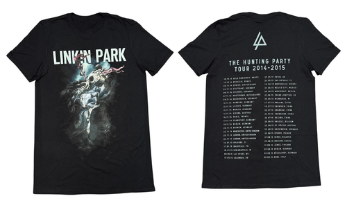 Vintage Linkin Park 2014-2015 The Hunting Party World Tour T-Shirt S-5XL - Bild 2 von 4