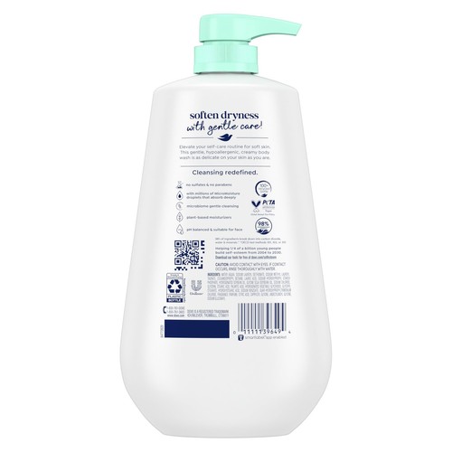 Colomba Body Wash con Pompa Pelle Sensibile per Lozione 24 Ore-Pelle Morbida Umido - Foto 2 di 8