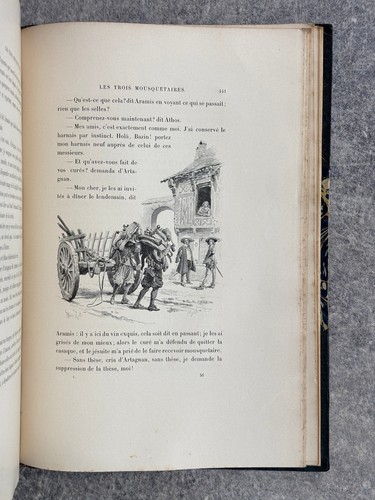 ALEXANDRE DUMAS. LES TROIS MOUSQUETAIRES. COMPOSITIONS DE MAURICE LELOIR. 1894. - Picture 10 of 24