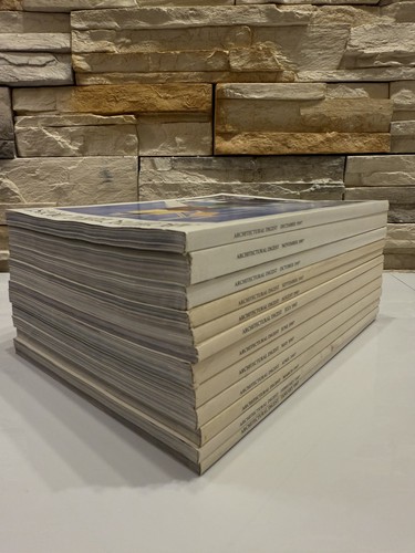 Architectural Digest Magazine Lot 1987 Complete Year No Label Vintage Set - Picture 7 of 23
