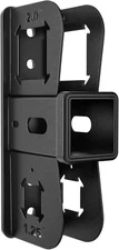 Trailer hitch wall mount bracket, 2-inch receiver, 300-pound capacity