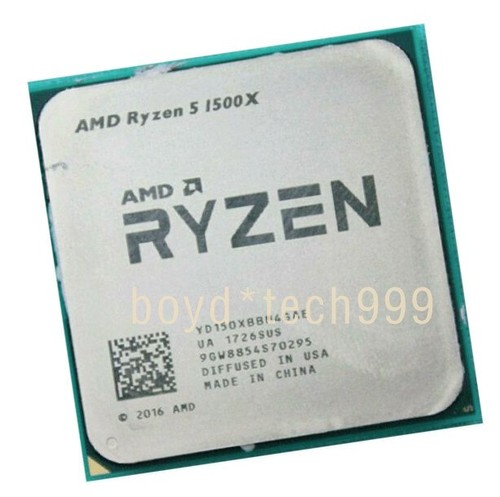 AMD Ryzen 5 1500X R5-1500X CPU 65W 3.5-3.7 GHz 4-Core Socket AM4 Processor - Picture 2 of 4
