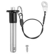 3/8"(9.5mm)x1.6"(40mm) 304 Stainless Steel Quick Release Pin Ball Locking Pin