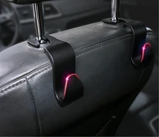 2 pc of hidden car storage multifunctional high load-bearing rear seat hooks^TA