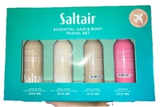 SALTAIR Body Wash Shampoo Conditioner Travel Set Santal Bloom & Pink Beach NEW