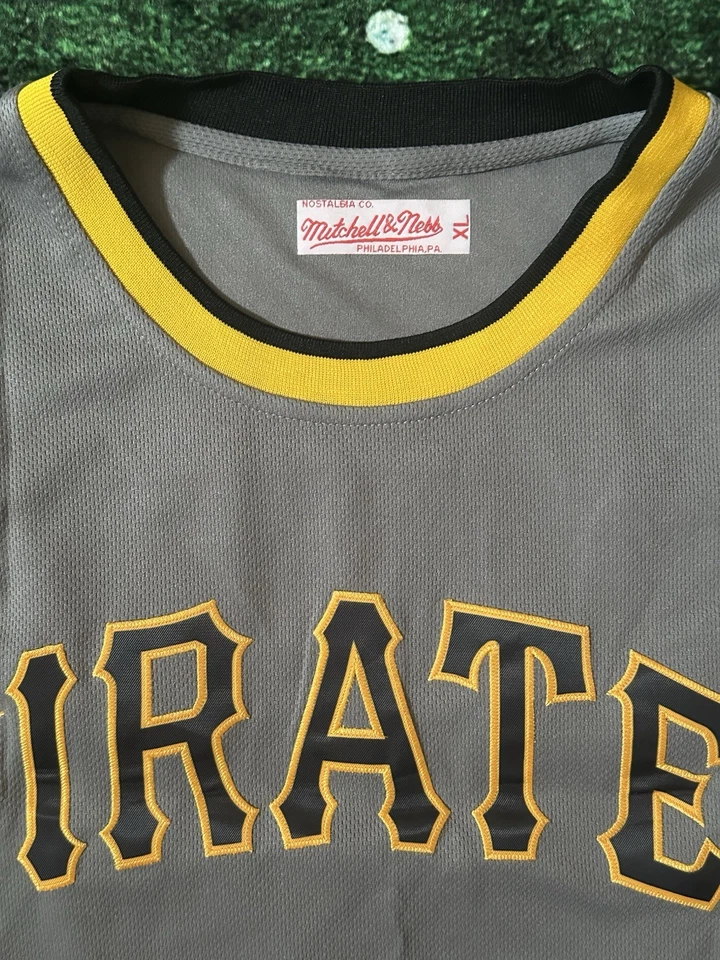 Camiseta deportiva de béisbol Roberto Clemente Pittsburgh Pirates retro gris talla XL Foto 4 de 4