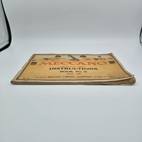 Meccano Instructions Book No 2 1930s Edition No 20 Vintage Original Manual VGC - Picture 9 of 12