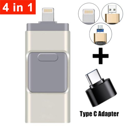 4in1 Flash Drive 2TB USB 3.0 External Photo Storage Memory Stick For iPhone iPad - Picture 14 of 17