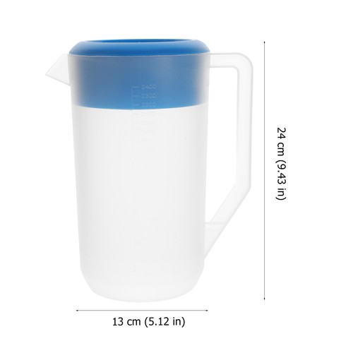 Botella de agua fría jarra de bebidas jarra para jarras de té beber con tapa - Imagen 12 de 12