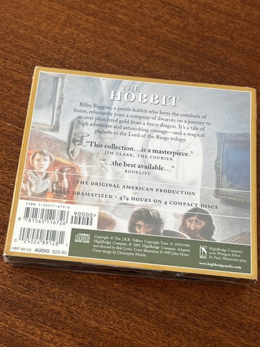 Hobbit by J R R Tolkien: New Audiobook SEALED - Foto 3 di 4