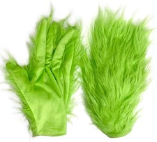 Green Santa Claus Costume for Men 1 pair Christmas Deluxe Santa Suit Green Ou...