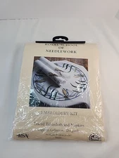 Royal School Of Needlework DRAGONFLY Tablecloth & Napkins Embroidery Kit 