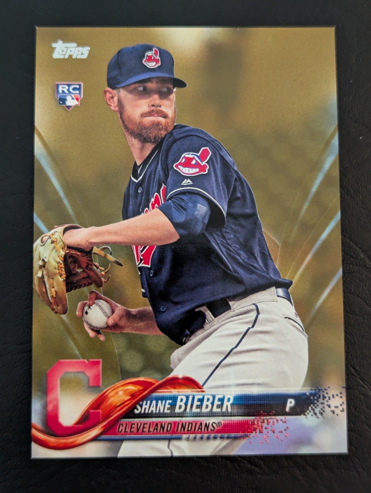 2018 Topps Update Series Shane Bieber Rookie Gold /2018 #US198 Toronto Blue Jays