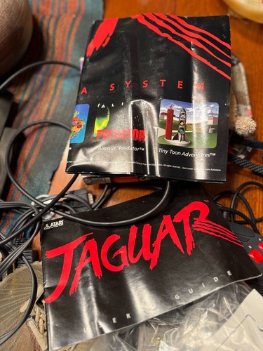 Atari Jaguar Console System w/BOX + Controller + Cybermorph + Manual - Working!!