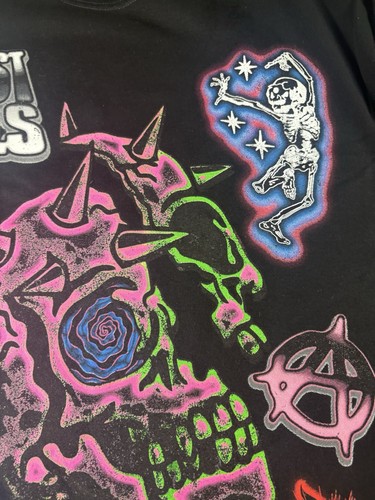 Camiseta Lost Hills 'Get Lost' Para Hombre Grande Negra Estampado Gráfico - Auténtica - Imagen 11 de 15