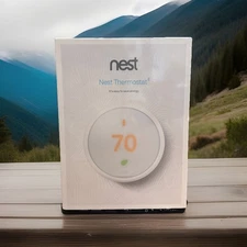 Brand New Nest Thermostat E Programmable Smart Thermostat - White (T4000ES)