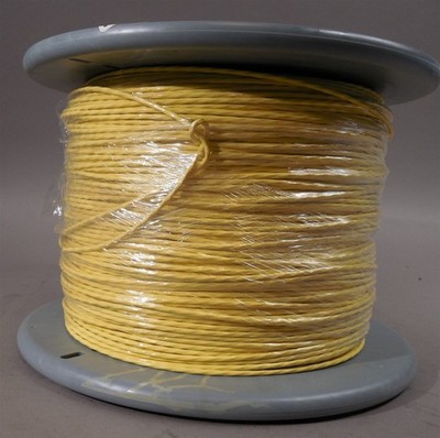 NEW Whitmor Wirenetics Judd High Temp Wire Yellow 1000+ Feet 3 Conductor 22 AWG