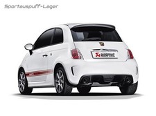 Akrapovic Duplex-Sportauspuff Fiat Abarth 500 je 1x115mm rund aus Carbon