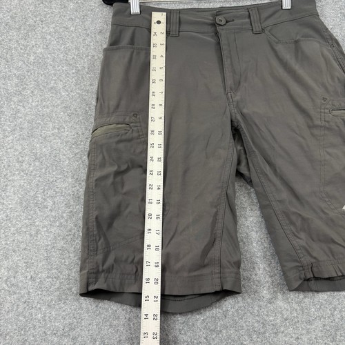 Eddie Bauer First Ascent Shorts Cargo Nylon Logo Taschen Wandern Herren 33 grau - Bild 3 von 9