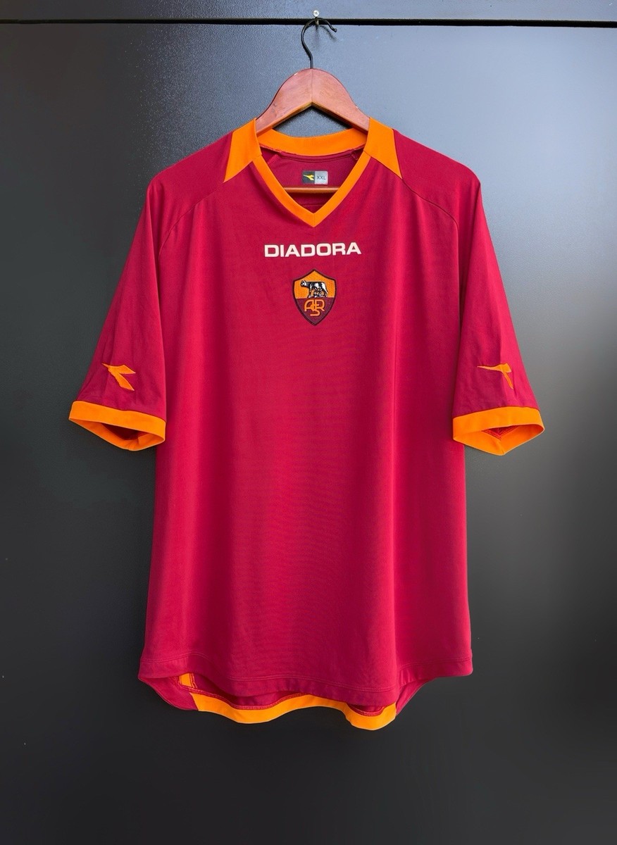 AS ROMA ITALY 2006/2007 HOME FOOTBALL SHIRT JERSEY MAGLIA DIADORA