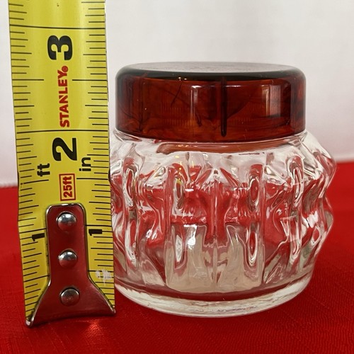 Vintage selten AVON NURTURA Auffüllen Gesicht Creme Glas Waschtisch Glas - Bild 4 von 7