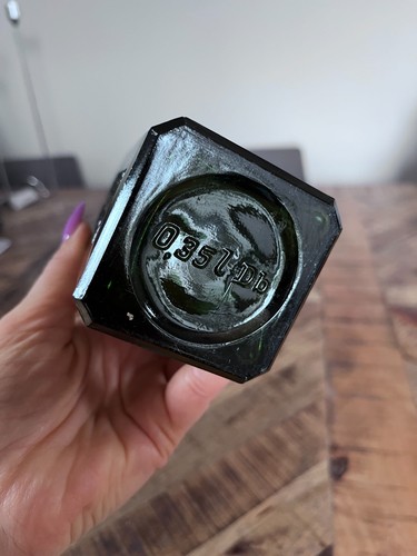 Antike Apothekerflasche CAF Kahlbaum Berlin über 100 Jahre alt Glas Medizin - Bild 5 von 5