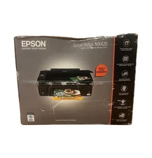 Epson Stylus NX420 All-In-One Inkjet Printer Brand New Sealed w/Box Damage