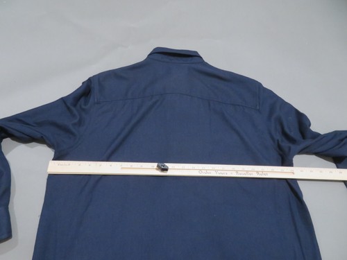 Outdoor Research Shirt Mens XL Feedback Flannel Blue Button Up Herringbone - Picture 8 of 11