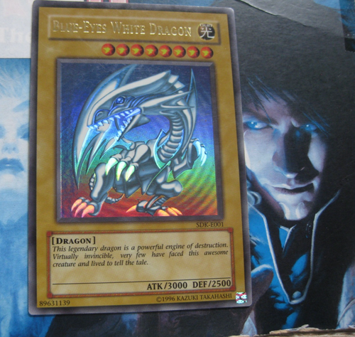Blue-Eyes White Dragon SDK-E001 NM-EX Blauäugiger w. Drache Yu-Gi-Oh Ultra Rar