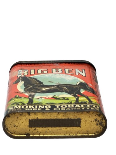 Lata para fumar Big Ben vintage marrón y Williamson Tobacco Corp LouisvilleKy EE. UU.*VACÍA - Imagen 6 de 11