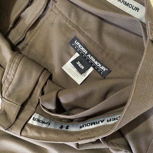 Under Armour Hose Herren 36 Regular hellbraun Performance Chino Reißverschluss Cargotasche Golf - Bild 5 von 8