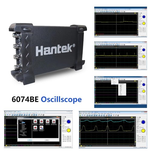 HANTEK6074BE USB2.0 4 Channels Digital PC based USB Oscilloscope Bandwidth 70Mhz - Picture 6 of 8