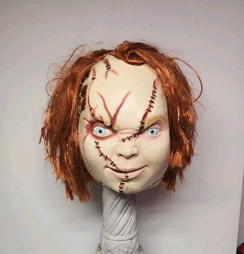 Halloween CURSE OF CHUCKY - SCARRED CHUCKY Latex Mask TOTS Officially Licensed - Picture 16 of 23