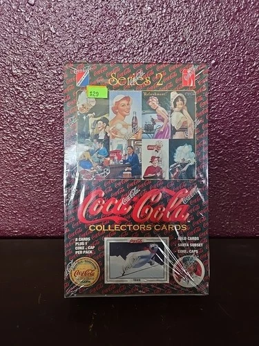 1994 Coca-Cola Series 2 Collector Cards Box – Vintage Sealed – 36 Packs –...