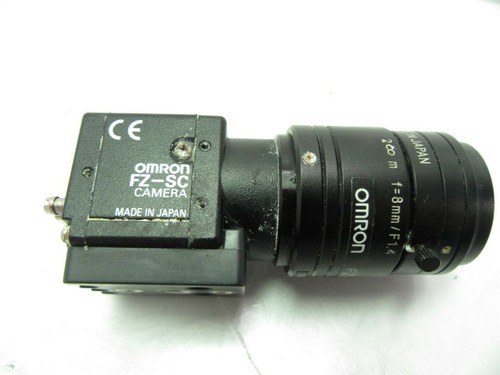 FZ-SC Omron Color ccd Camera, FZ-LEH F=8MM/F1.4 objectif lens (USED TESTED) - Picture 6 of 11