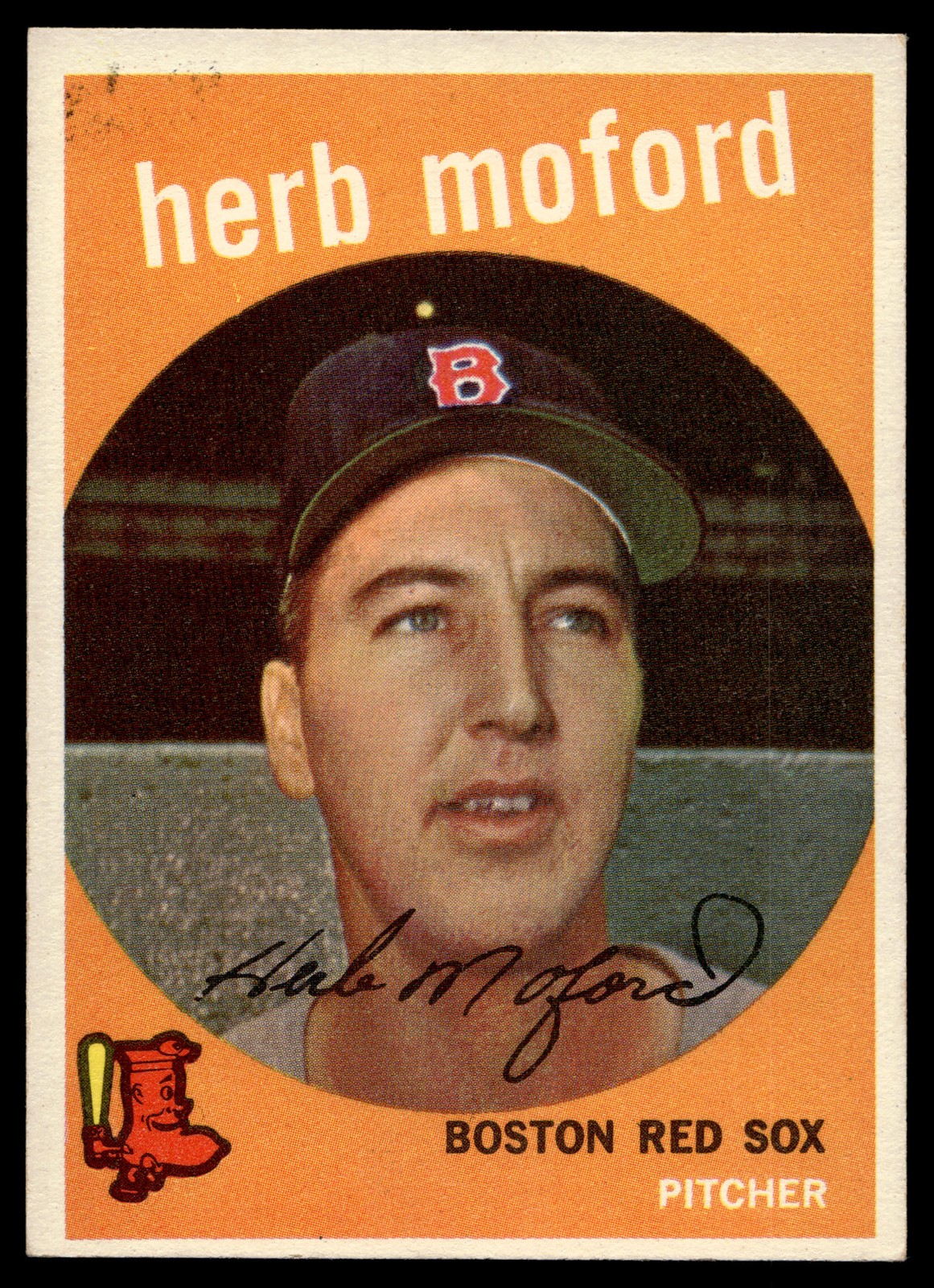 1959 Topps Herb Moford #91 RC Boston Red Sox