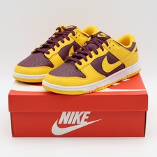 DD1391-702 Nike Dunk Low Arizona State Sun Devils University Gold Maroon...