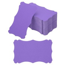 3"x5" Blank Paper Business Cards 200 Pack Index Flash Cards Purple